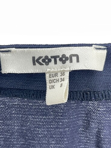 36 Beden lacivert Renk Koton Kısa Elbise %70 İndirimli.