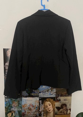 m Beden siyah Renk Siyah Kadın Düğmeli Blazer