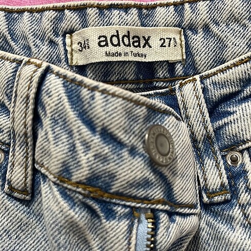 34 Beden mavi Renk Addax jean