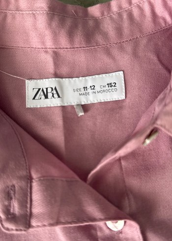 Zara kız çocuk pamuklu Gömlek - Görsel 3