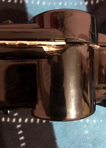 Kilitli Siyah Biker Stil Kadın Çanta - Görsel 5