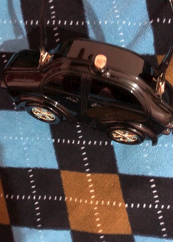 Kilitli Siyah Biker Stil Kadın Çanta - Görsel 4