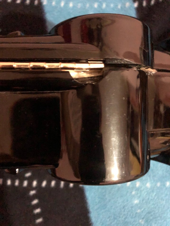 Kilitli Siyah Biker Stil Kadın Çanta - Görsel 5