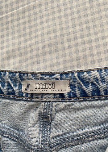 diğer Beden gri Renk Buz mavisi mom jean
