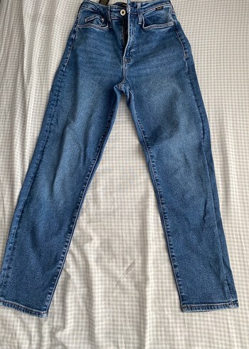 Kadın Mavi Denim Midi Boy Kot Pantolon