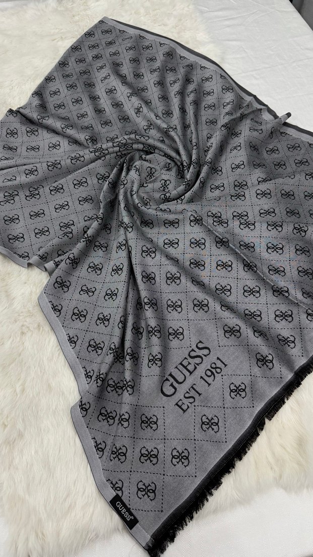 Guess Gri kaşmie Kadın Şal - Görsel 4