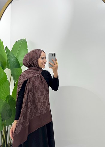 İmannoor damga desen şal - Görsel 11