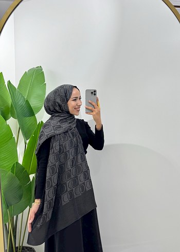 İmannoor damga desen şal - Görsel 9