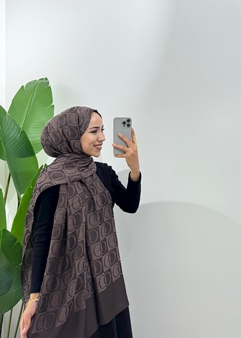 İmannoor damga desen şal - Görsel 10