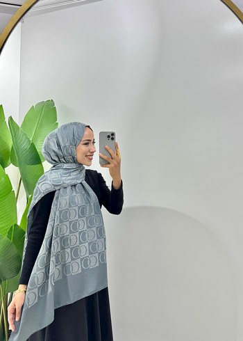 İmannoor damga desen şal - Görsel 13