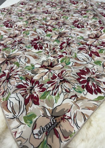 Dantel Detaylı Bohem Kadın Pamuk eşarp - Görsel 4