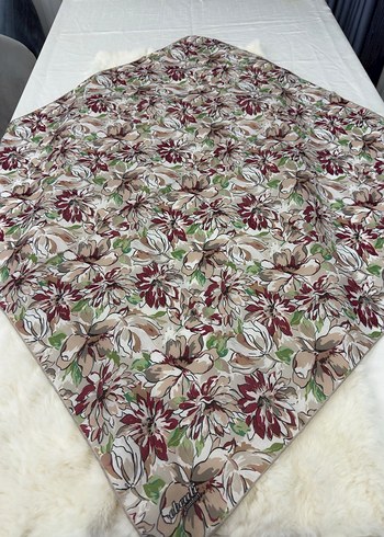 Dantel Detaylı Bohem Kadın Pamuk eşarp - Görsel 3