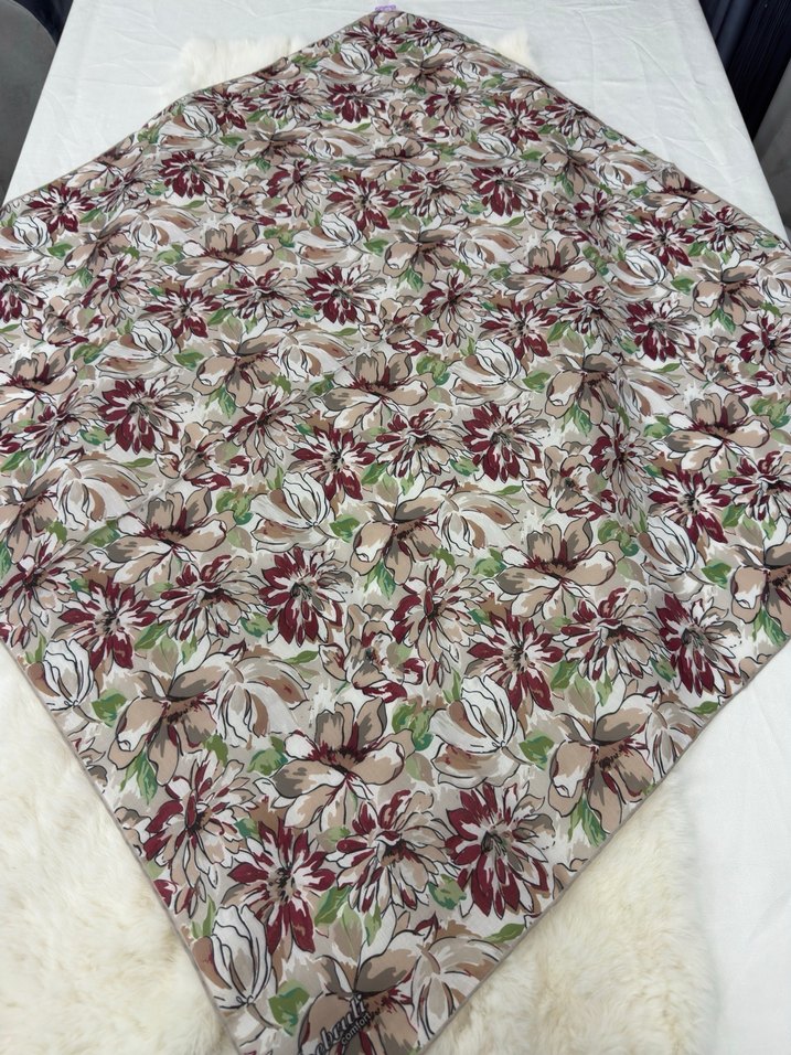 Dantel Detaylı Bohem Kadın Pamuk eşarp - Görsel 5