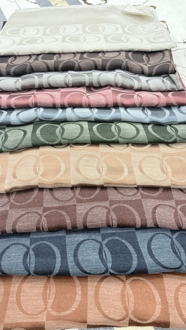 Kadın Çok Renkli İmanoor desen şal - Görsel 2