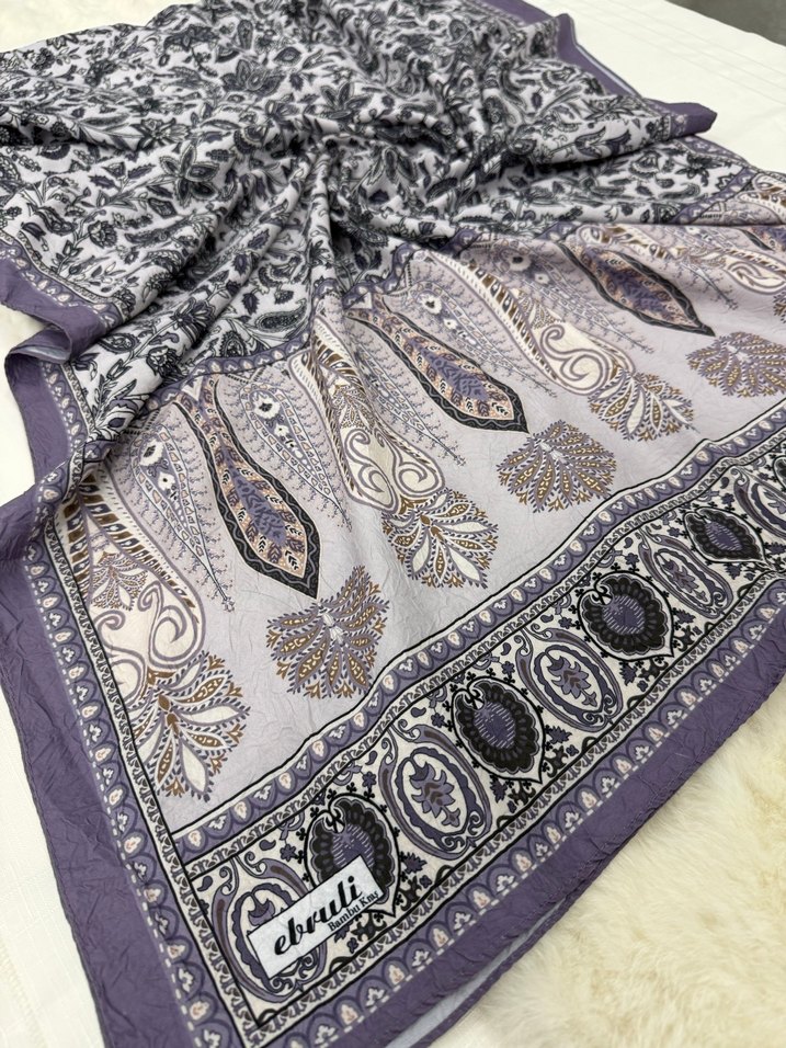 Mavi Bohem Kadın Şal - Görsel 2