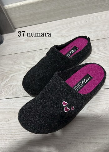 Pembe Nakışlı Kadın Ev Terliği 41 Numara - Görsel 2