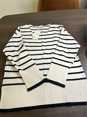 MANGO ÇİZGİLİ KAZAK - Görsel 4