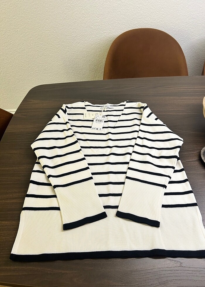 MANGO ÇİZGİLİ KAZAK - Görsel 3