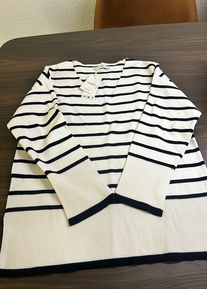 MANGO ÇİZGİLİ KAZAK - Görsel 4