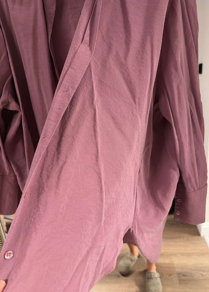 Zara oversize gömlek - Görsel 3