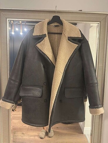 Zara Zara içi kürklü mont
