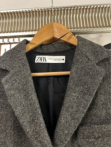 Zara Gri kırçıllı zara palto