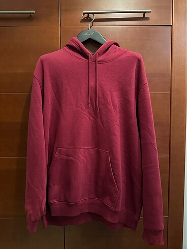 h&m bordo basic sweatshirt