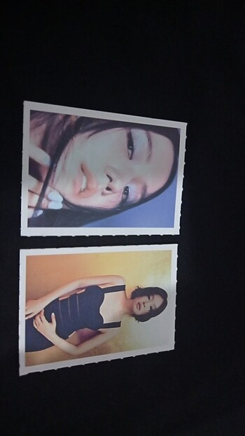 Blackpink jisoo ve jennie fotocard 