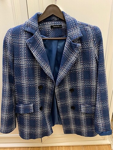 Tüvit kumaş blazer ceket