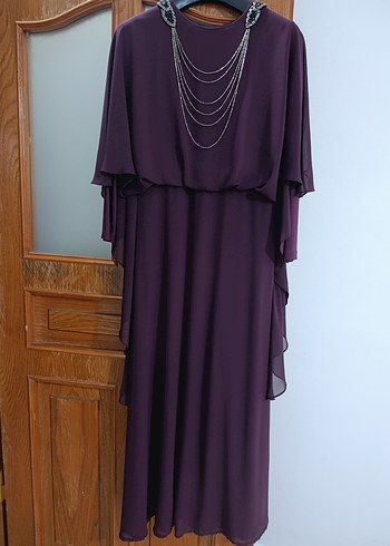 Mor Nakışlı Fermuarlı Kadın Broş - Görsel 2