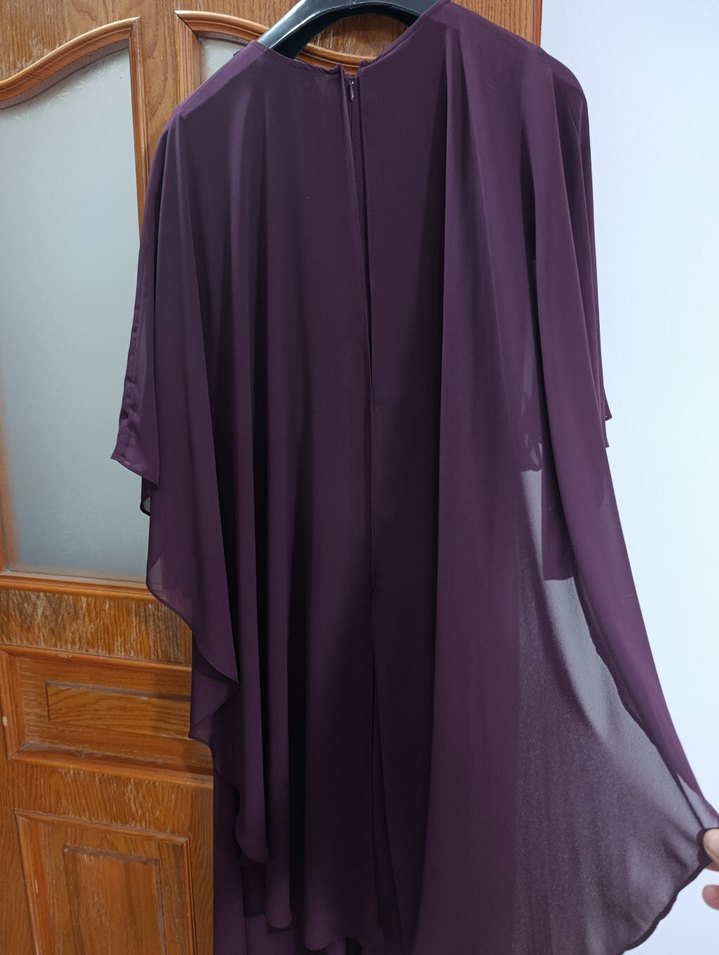 Mor Nakışlı Fermuarlı Kadın Broş - Görsel 4