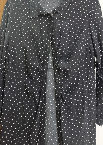 Puantiye Desenli elbise - Görsel 2