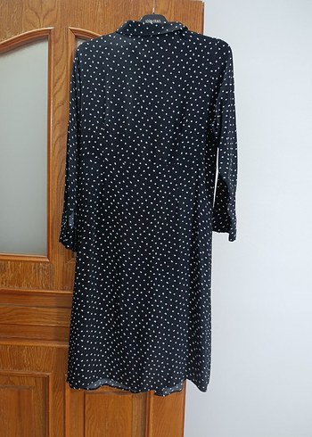 Puantiye Desenli elbise - Görsel 3