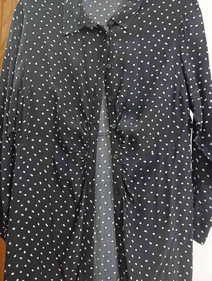 Puantiye Desenli elbise - Görsel 2