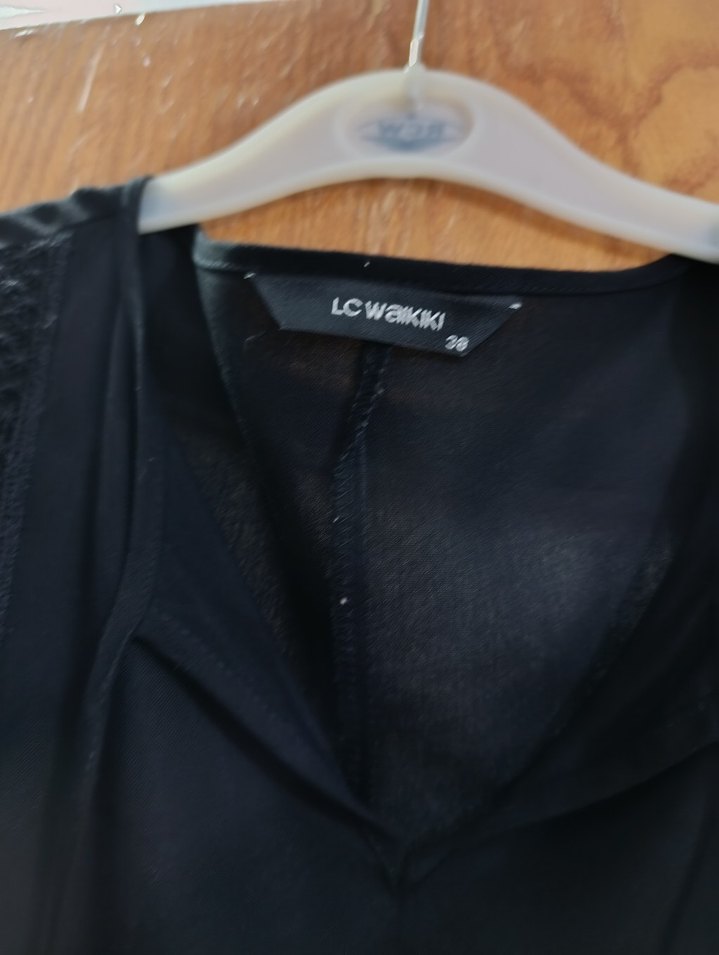 Siyah Nakışlı Uzun Kollu Bohem Elbise - Görsel 3