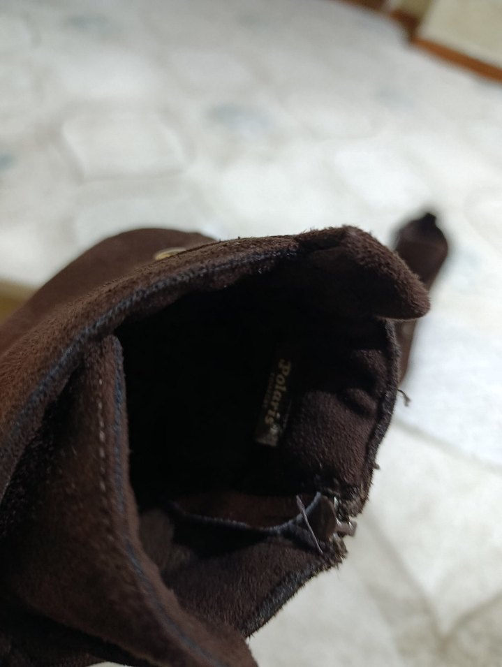 Kahverengi Süet Kadın Dolgu Topuk Bot POLARİS - Görsel 5