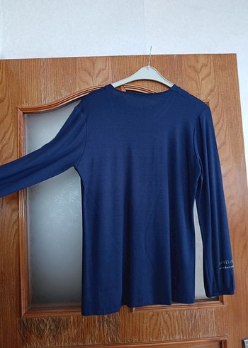 tas Detaylı Lacivert Kadın Bluz - Görsel 5