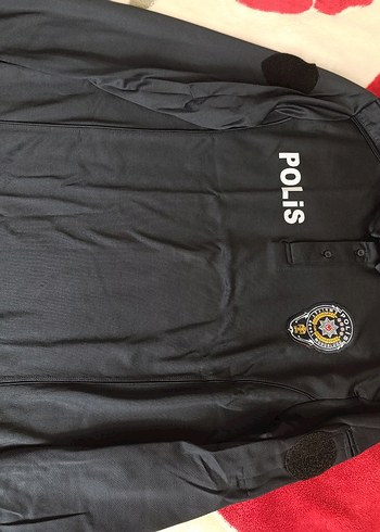 uzun kollu polis süwet siyah renk
