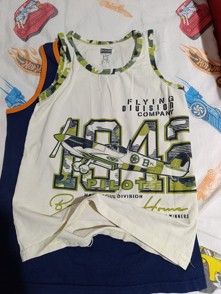 Çocuklar için Renkli Desenli Atletler - Görsel 5