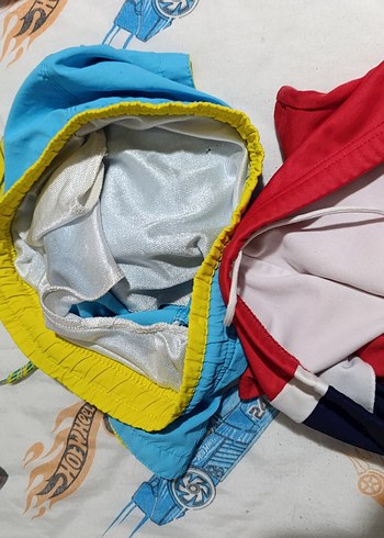 Renkli Erkek Çocuk Deniz Şortu - Görsel 3