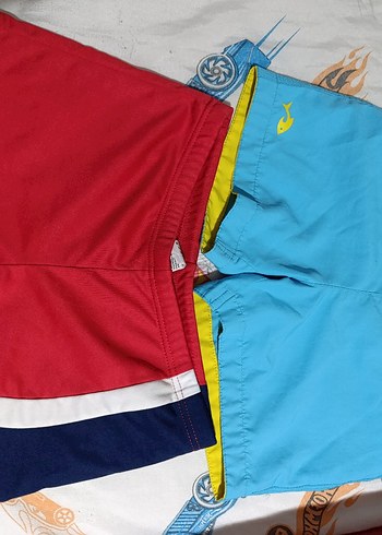 Renkli Erkek Çocuk Deniz Şortu - Görsel 2