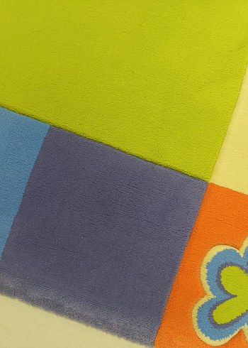 Renkli Modern Desenli Çok Renkli Halı - Görsel 11