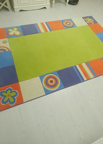 Renkli Modern Desenli Çok Renkli Halı - Görsel 14