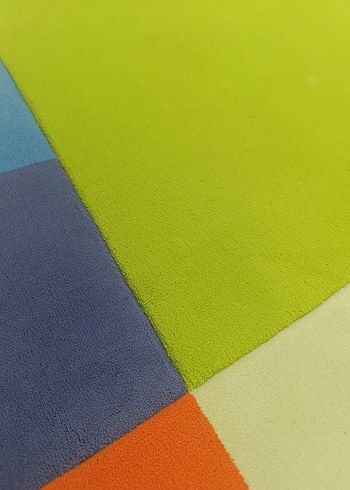 Renkli Modern Desenli Çok Renkli Halı - Görsel 2