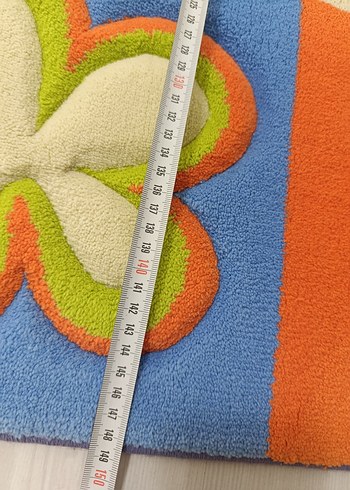 Renkli Modern Desenli Çok Renkli Halı - Görsel 5