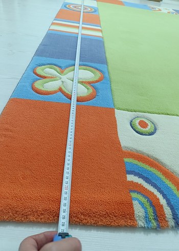 Renkli Modern Desenli Çok Renkli Halı - Görsel 4