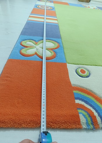 Renkli Modern Desenli Çok Renkli Halı - Görsel 6