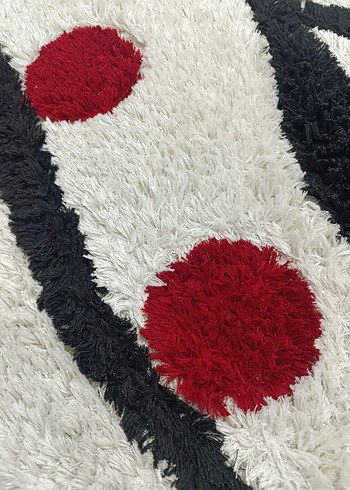 Renkli Soyut Desenli Modern Halı - Görsel 4