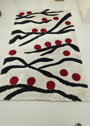 Renkli Soyut Desenli Modern Halı - Görsel 2