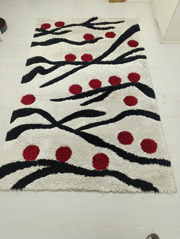 Renkli Soyut Desenli Modern Halı - Görsel 2